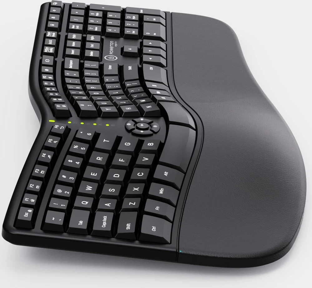 Powerton ERGO LANA ergonominė klaviatūra su laidine (USB) CZ/SK, pele
