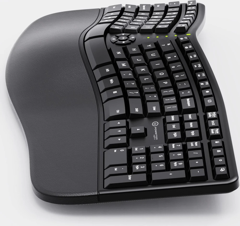 Powerton ERGO LANA ergonominė klaviatūra su laidine (USB) CZ/SK, pele