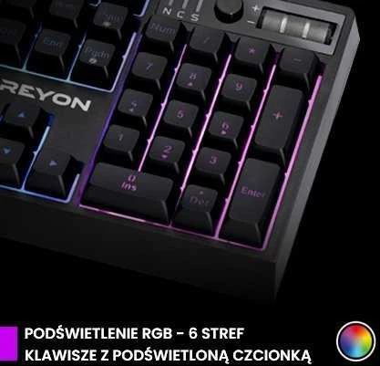 PREYON Long Claw Alpha laidinė membraninė klaviatūra (US)