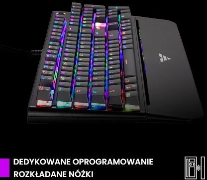 PREYON Long Claw Brown laidinė mechaninė klaviatūra (US, Gateron Brown)