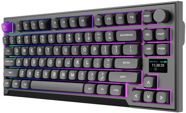 Klaviatūra PREYON Silent claw TKL raudona Gateron Raudona Pro (PSCTR85B)