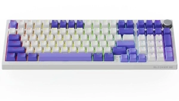 Klaviatūra PROOVE Belaidė klaviatūra žaidimams Gaming Slicker Special Edition balta (Proove)