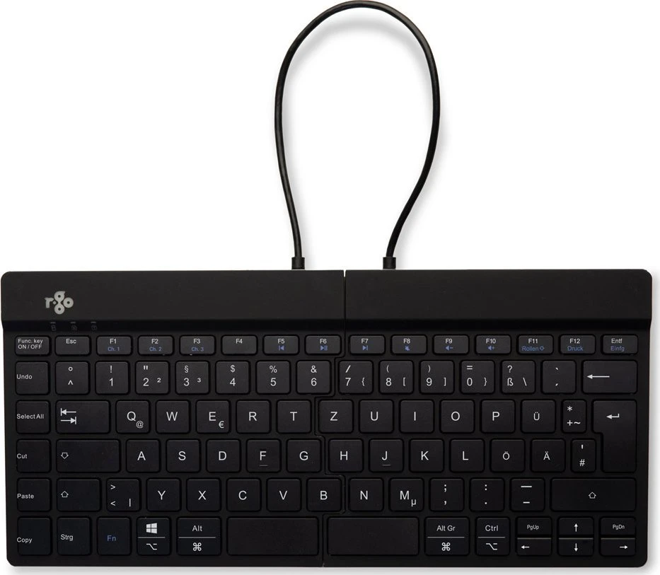 R Go Tools R-GO SPLIT BREAK ERGONOMIŠKAS - Klaviatūra QWERTZ (DE) BLUETOOTH B