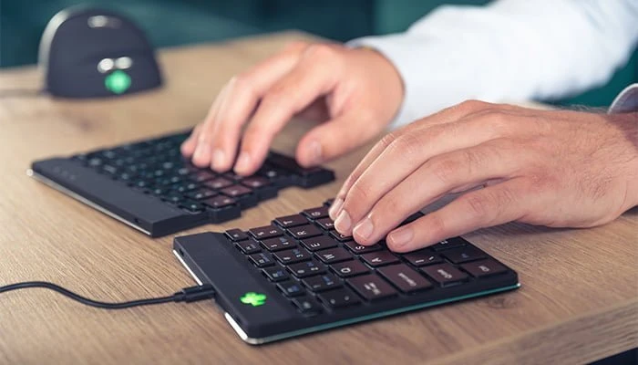 R Go Tools R-GO SPLIT BREAK ERGONOMIŠKAS - Klaviatūra QWERTZ (DE) BLUETOOTH W
