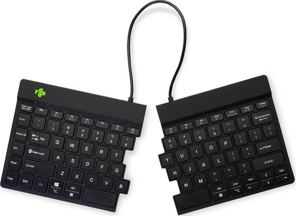 R Go Tools R-GO SPLIT BREAK ERGONOMIŠKAS – klaviatūra QWERTY (JAV) BLUETOOTH B