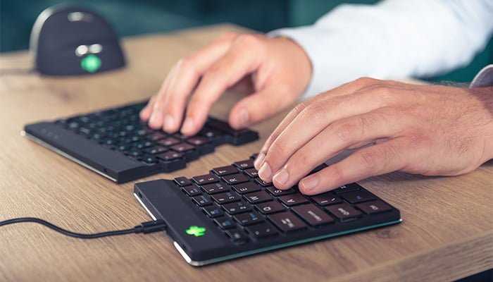 R Go Tools R-GO SPLIT BREAK ERGONOMIŠKAS – klaviatūra QWERTY (JAV) BLUETOOTH B