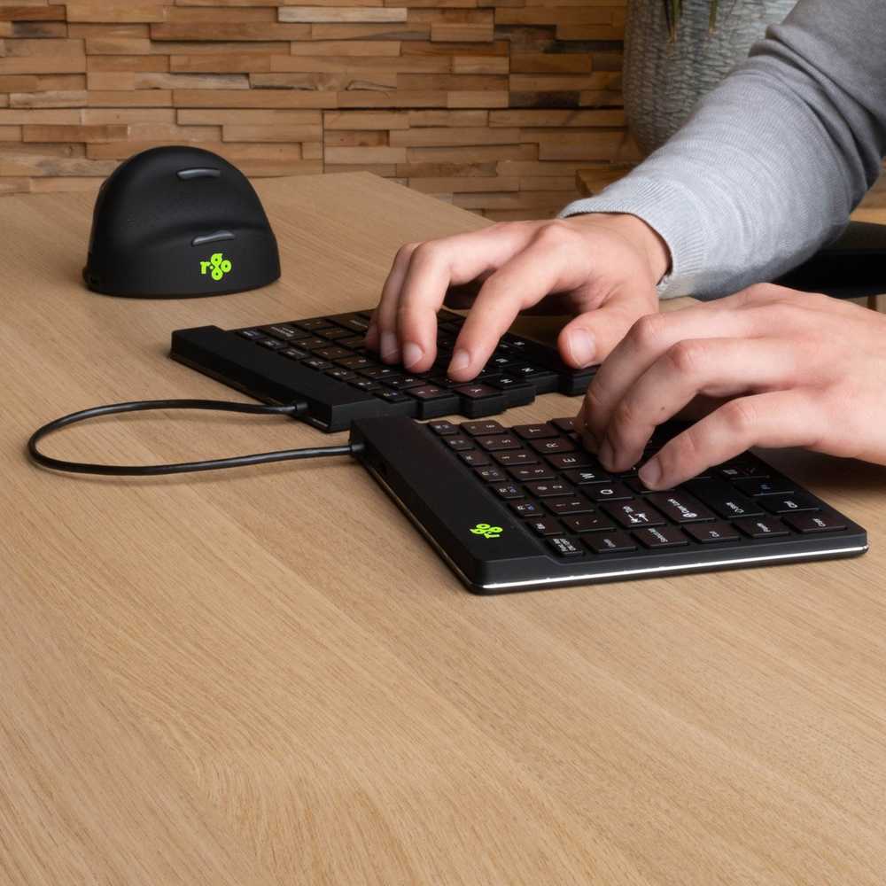 R Go Tools R-GO SPLIT BREAK ERGONOMIŠKAS – klaviatūra QWERTY (JAV) BLUETOOTH B