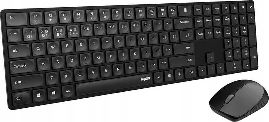 Klaviatūra Rapoo E8020M belaidė 100% (full-size) juoda