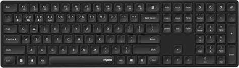 Klaviatūra Rapoo E8020M belaidė 100% (full-size) juoda