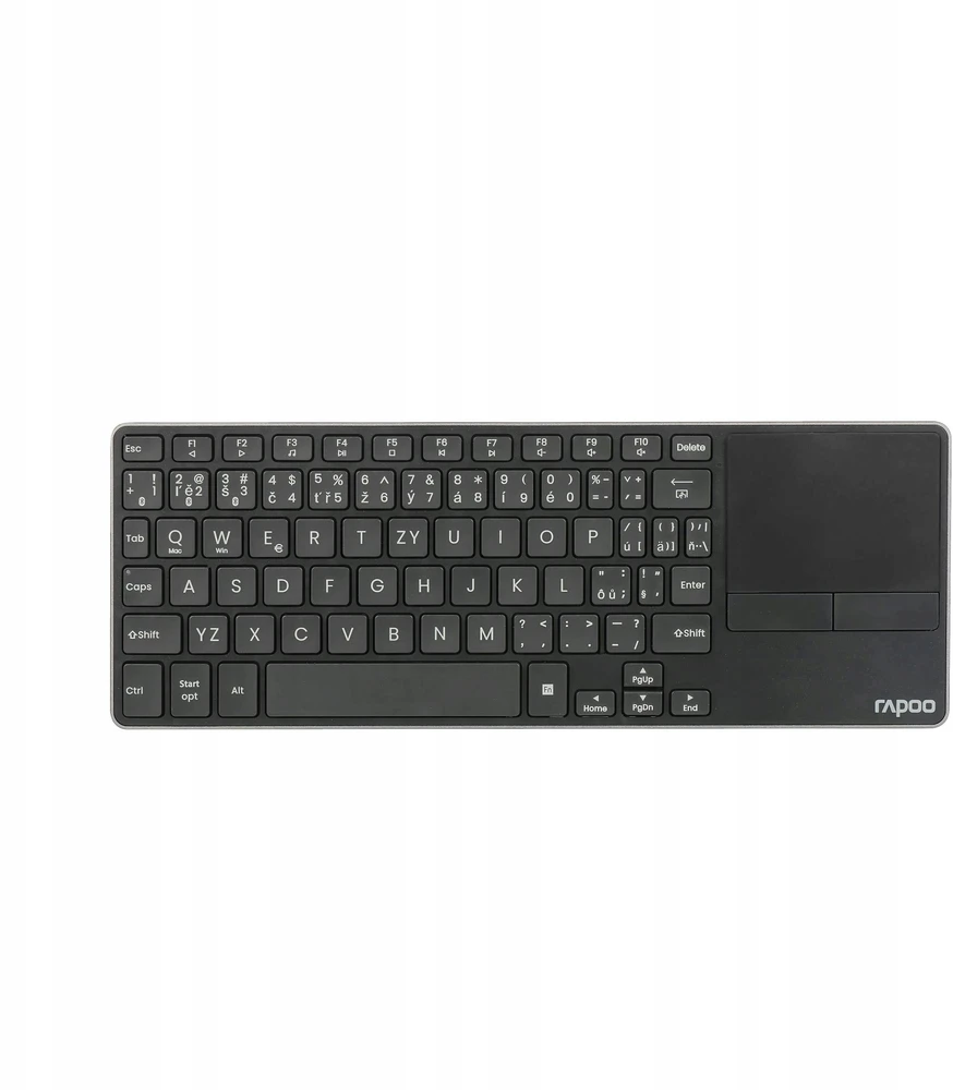 Klaviatūra Rapoo RAPOO Klaviatūra E2810M Belaidė 2.4GHz Bluetooth CZ/SK juoda