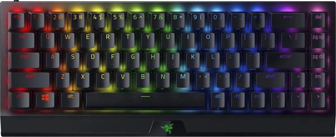 Belaidė 65% Klaviatūra Razer BlackWidow V3 Mini HyperSpeed su Razer Chroma RGB, Yellow Switch, US išdėstymas