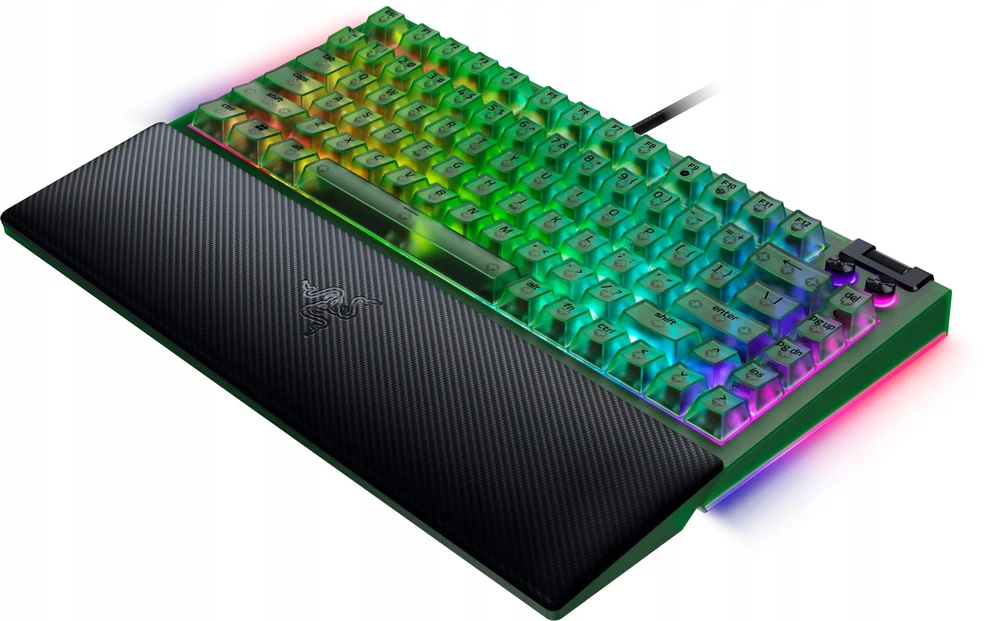 Klaviatūra žaidimams Razer BlackWidow V4 Razer Oranžinis (tactile) su laidu mechaninė su pašvietimu žalia