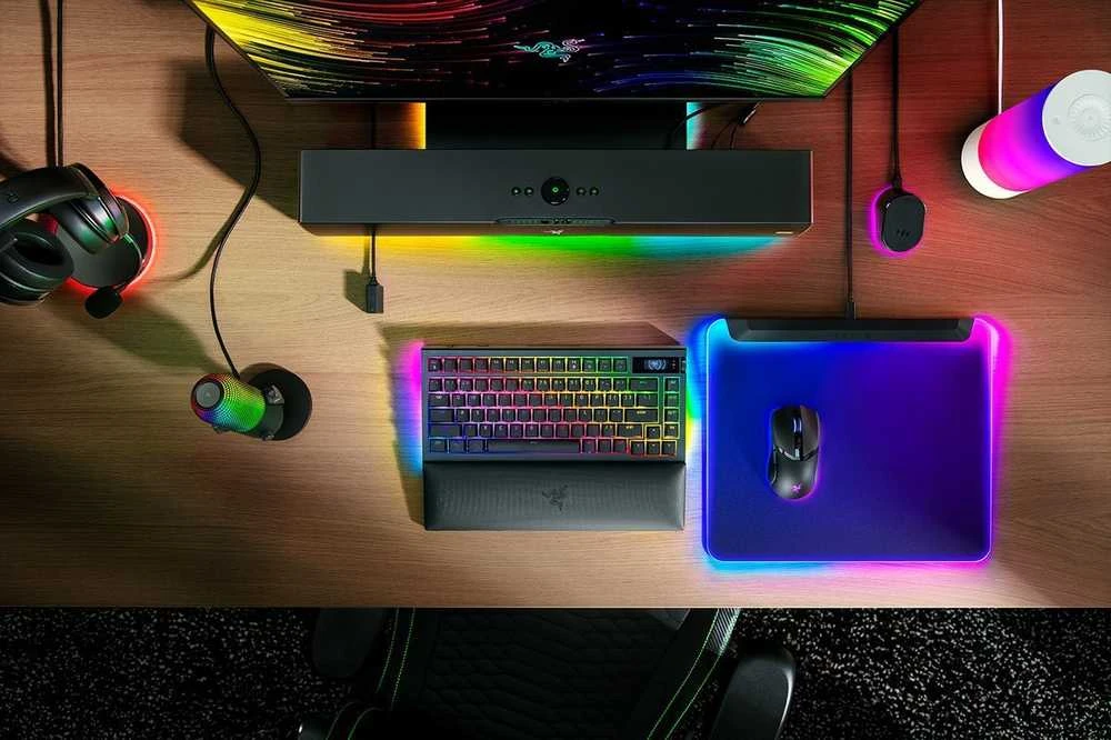 Klaviatūra žaidimams Razer BlackWidow V4 Pro Razer Oranžinis (tactile) su laidu mechaninė su pašvietimu juoda
