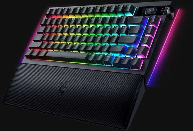 Klaviatūra žaidimams Razer BlackWidow V4 Pro Razer Oranžinis (tactile) su laidu mechaninė su pašvietimu juoda