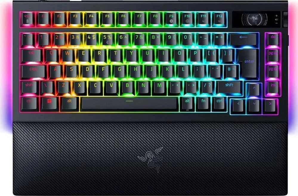 Klaviatūra žaidimams Razer BlackWidow V4 Pro Razer Oranžinis (tactile) su laidu mechaninė su pašvietimu juoda