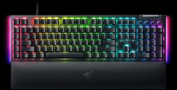 Razer BlackWidow V4 Klaviatūra žaidimams, mechanisch, RGB Žalias Switch, juodas