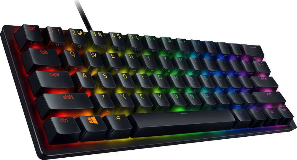 60% Mechaninė Žaidimų klaviatūra Razer Huntsman Mini, Red Switch, US išdėstymas
