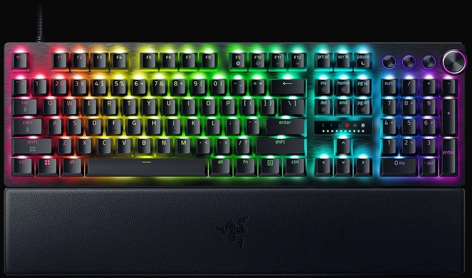 Razer Huntsman V3 Pro 8KHz | Klaviatūra žaidimams | su laidu | US | Razer Analog Optical Switch Gen-2 | Juodas