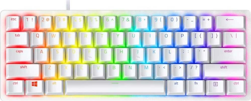 Razer Huntsman V3 Pro Mini Klaviatūra žaidimams, US išdėstymas, Baltas Edition | Razer