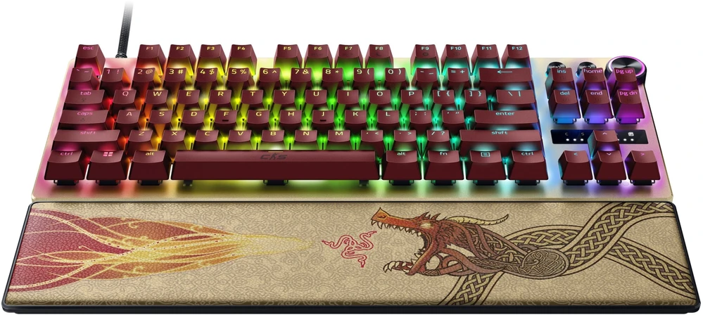 Razer Huntsman V3 Pro Tenkeyless | Klaviatūra žaidimams | su laidu | US | Razer Analog Optical Switch Gen-2 | Counter-Strike 2 Edition