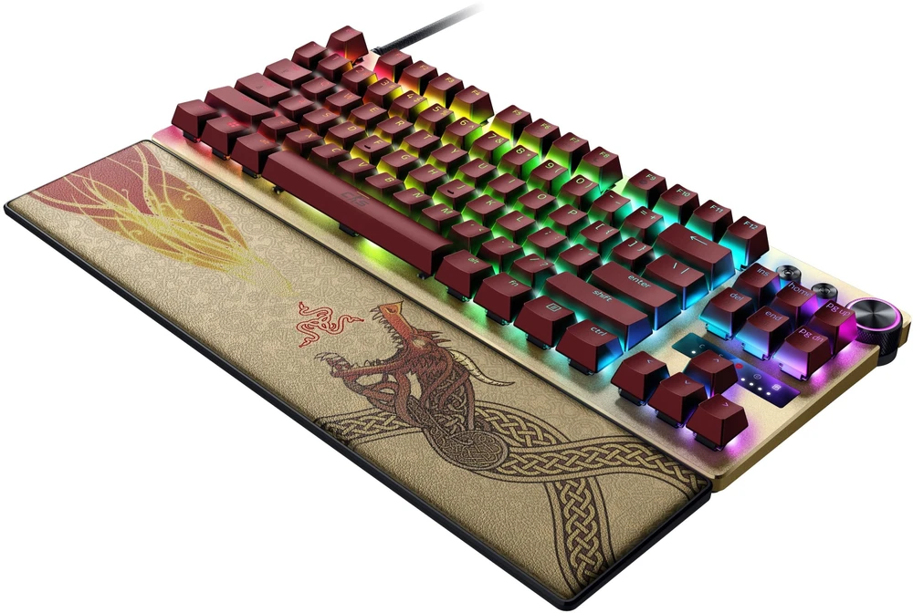 Razer Huntsman V3 Pro Tenkeyless | Klaviatūra žaidimams | su laidu | US | Razer Analog Optical Switch Gen-2 | Counter-Strike 2 Edition