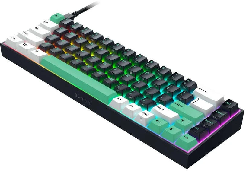 Klaviatūra Razer Mechaninė klaviatūra žaidimams Reclusa X Mini 65% | su laidu | US | Mechaninė Switches Gen-3 (Tactile) | Juodas (RZ03-05980100-R3M1)