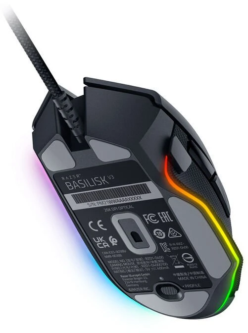 Razer Moba Bundle, Basilisk V3 + Goliathus Mobile Pelės kilimėlis – juodas