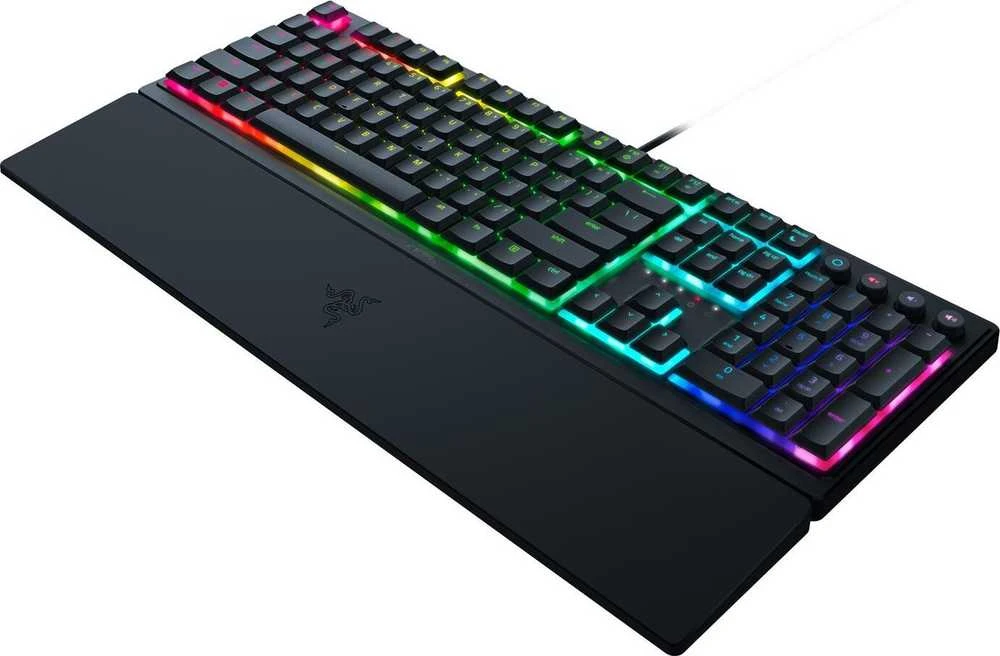 Razer | Ornata V3 | Klaviatūra žaidimams | su laidu | RGB LED pašvietimas | US | Mecha-Membrane | Juodas