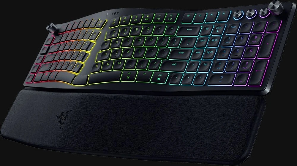 „Razer Pro Type Ergo“ | Klaviatūra | Belaidė | JAV | „Bluetooth“ | Žirklinio jungiklio membraninė