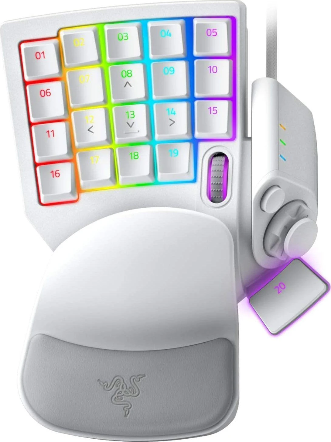 Žaidimų klaviatūra Razer Tartarus Pro, Balta