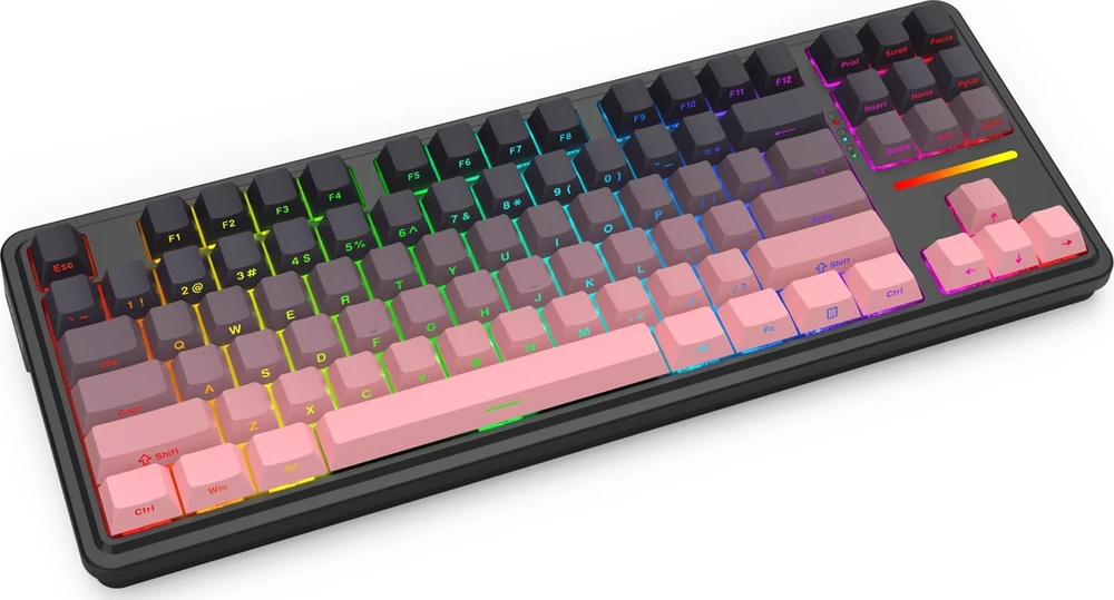 Klaviatūra žaidimams Redragon K728 Leopard L belaidė mechaninė su pašvietimu juoda