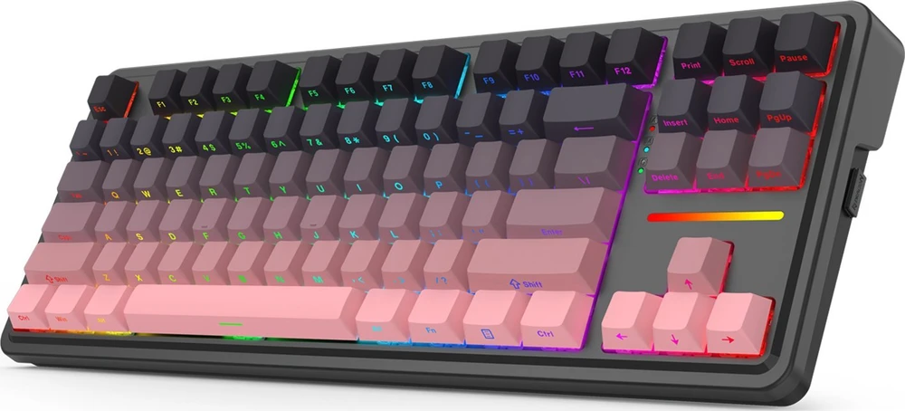 Klaviatūra žaidimams Redragon K728 Leopard L belaidė mechaninė su pašvietimu juoda