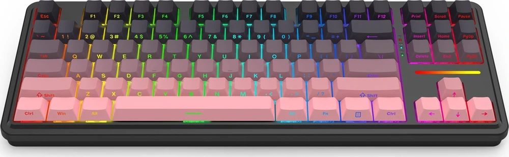 Klaviatūra žaidimams Redragon K728 Leopard L belaidė mechaninė su pašvietimu juoda