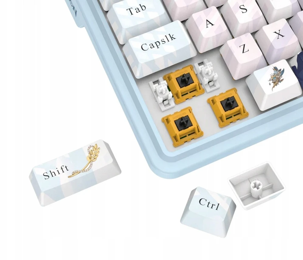 Klaviatūra žaidimams Redragon Antonium PRO K728AK-RGB-PRO Redragon Linear Switches belaidė mechaninė su pašvietimu mėlyna