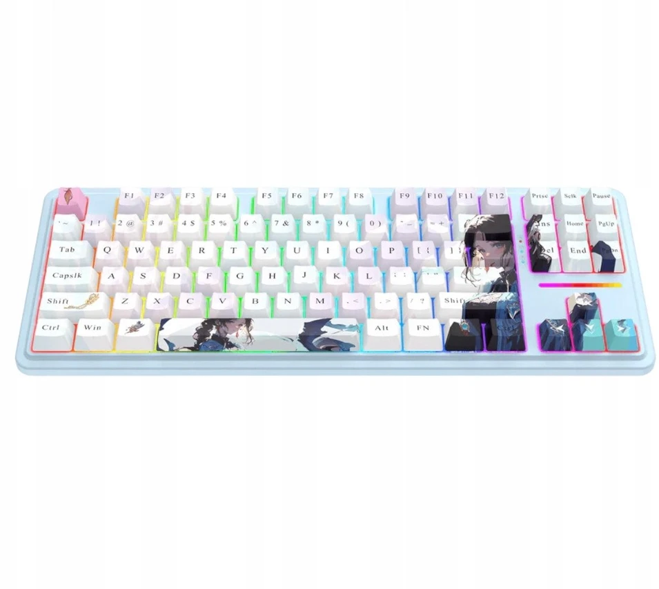 Klaviatūra žaidimams Redragon Antonium PRO K728AK-RGB-PRO Redragon Linear Switches belaidė mechaninė su pašvietimu mėlyna