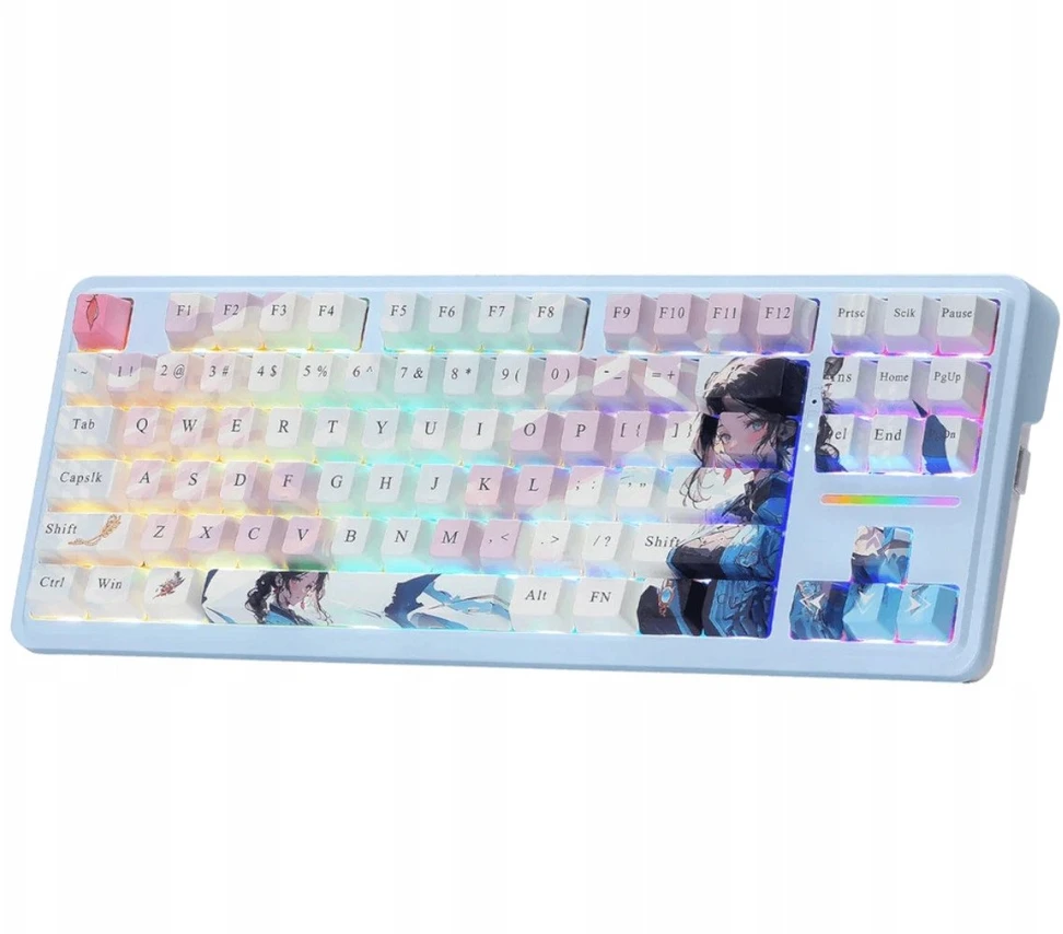 Klaviatūra žaidimams Redragon Antonium PRO K728AK-RGB-PRO Redragon Linear Switches belaidė mechaninė su pašvietimu mėlyna