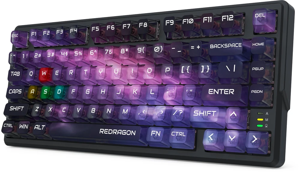 Klaviatūra žaidimams Redragon Bartlett Magnetic Redragon Next-GEN UltraMag belaidė magnetyczna su pašvietimu juoda