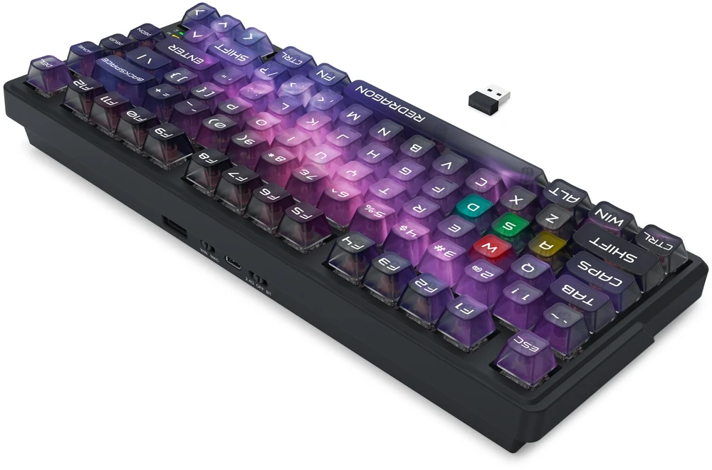 Klaviatūra žaidimams Redragon Bartlett Magnetic Redragon Next-GEN UltraMag belaidė magnetyczna su pašvietimu juoda