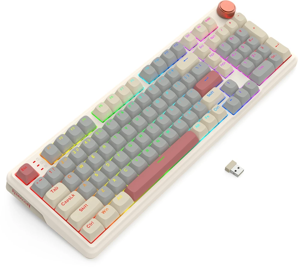Klaviatūra žaidimams Redragon K768WGR-WL EISA 100