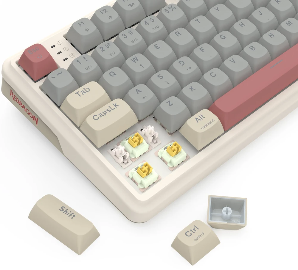 Klaviatūra žaidimams Redragon K768WGR-WL EISA 100