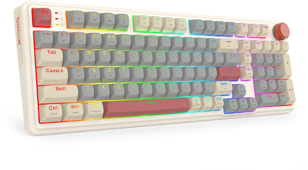 Klaviatūra žaidimams Redragon K768WGR-WL EISA 100