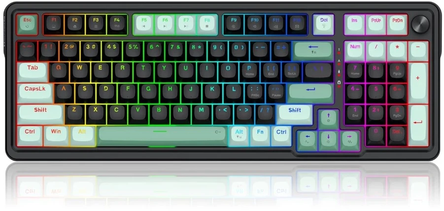 Klaviatūra žaidimams Redragon EISA Magnetic K686BG-RGB-M Redragon UltraMag su laidu magnetyczno-mechaninė su pašvietimu juoda