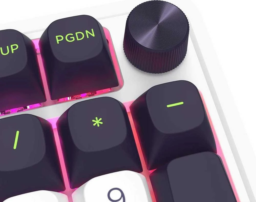 Klaviatūra žaidimams Redragon Eisa Max K686WBG-RGB-MAX Mint Mambo belaidė mechaninė su pašvietimu balta
