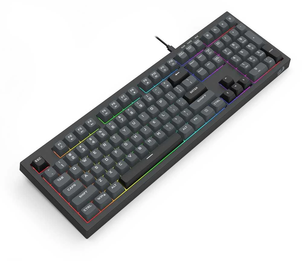 Klaviatūra žaidimams Redragon Crux K518 su laidu membraninė su pašvietimu juoda