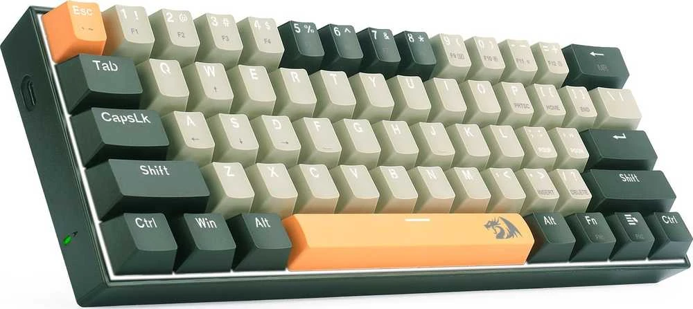 Klaviatūra žaidimams Redragon LAKSHMI K606 Redragon Mechaninė Raudona Switches su laidu mechaninė ruda