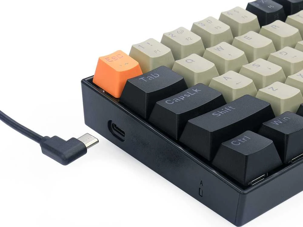Klaviatūra žaidimams Redragon LAKSHMI K606 Redragon Mechaninė Raudona Switches su laidu mechaninė ruda