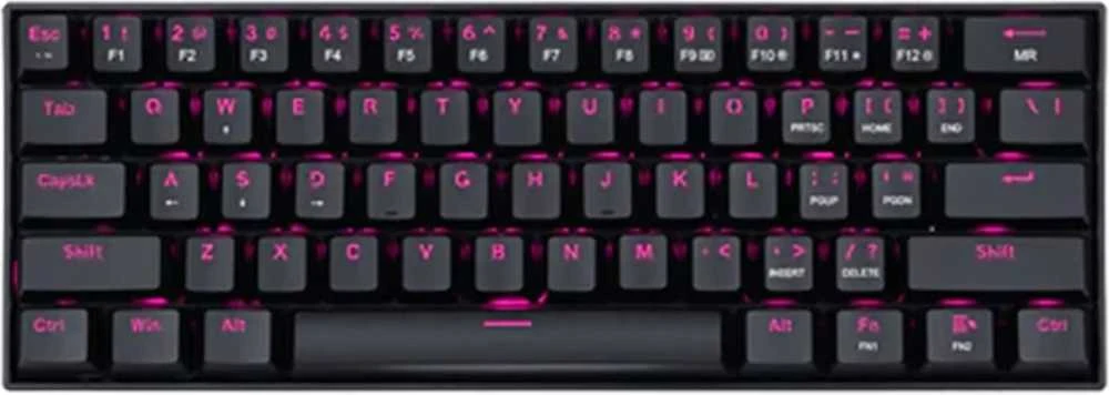 Kompaktiška Mechaninė klaviatūra žaidimams Redragon K630RGB, Red Switch, US išdėstymas