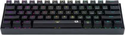 Kompaktiška Mechaninė klaviatūra žaidimams Redragon K630RGB, Red Switch, US išdėstymas