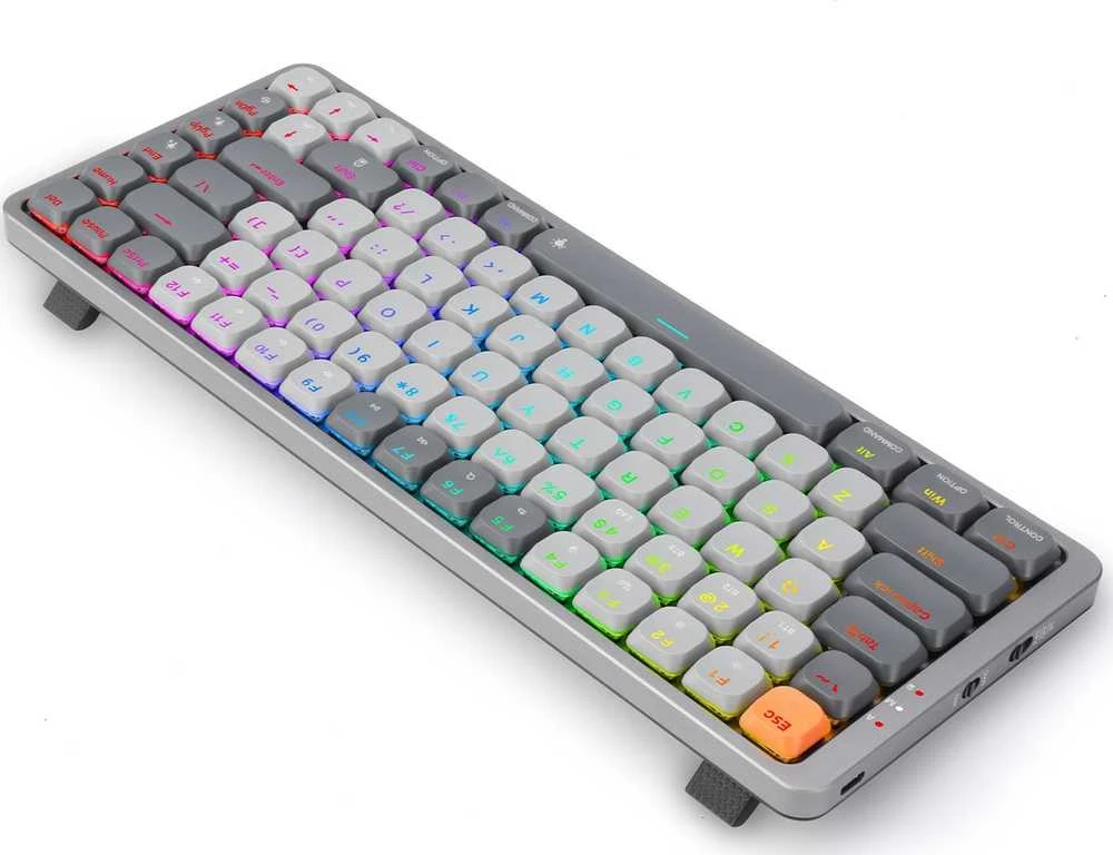 Klaviatūra žaidimams Redragon Azure K652GG-RGB-PRO Redragon Mechaninė Raudona Switches belaidė mechaninė su pašvietimu pilka