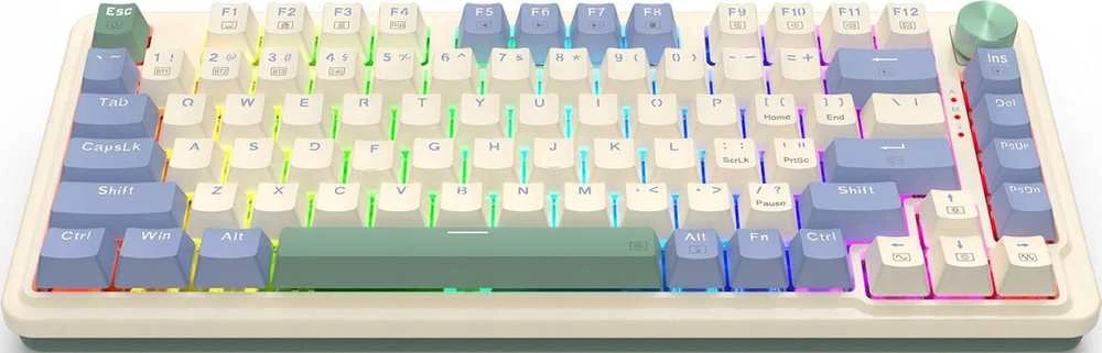 Klaviatūra žaidimams Redragon K673CPG-RGB-PRO UCAL PRO Redragon Mechaninė Raudona Switches belaidė mechaninė su pašvietimu balta